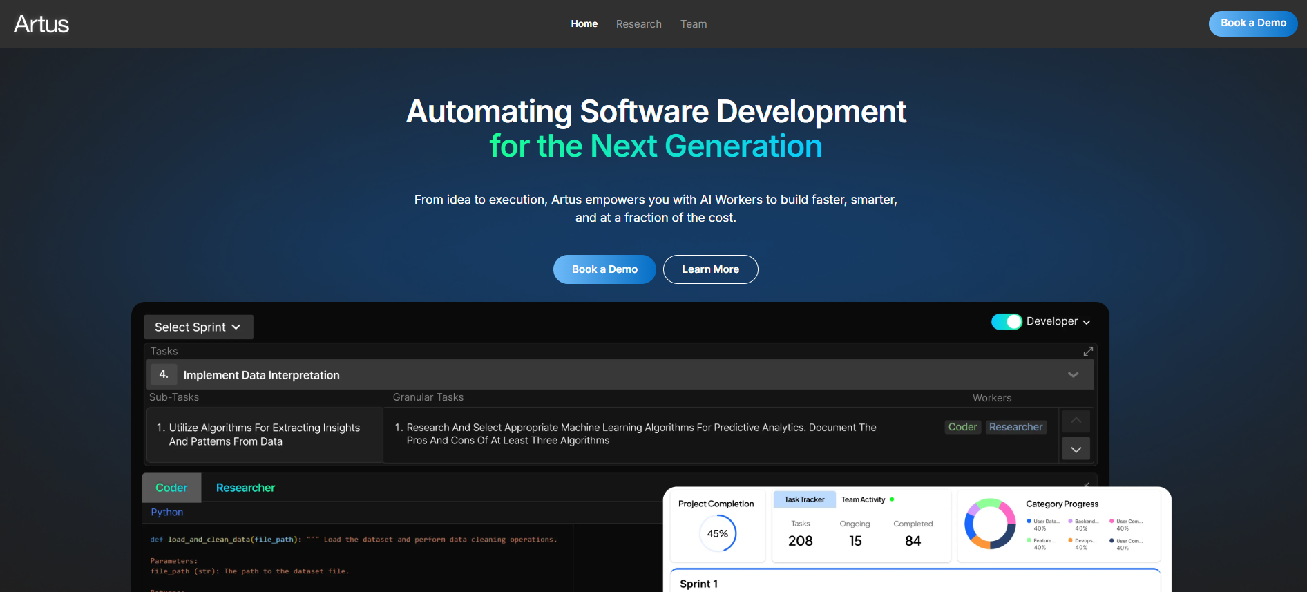 Artus Website
